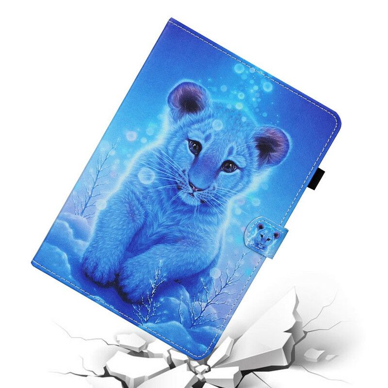 Kožené Puzdro Samsung Galaxy Tab S6 Lite Baby Tiger