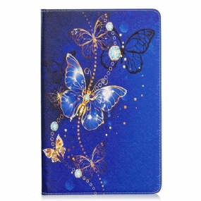 Kožené Puzdro Samsung Galaxy Tab S6 Lite Séria Motýle