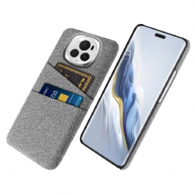 Kryt Honor Magic 6 Pro Kryt Na Mobil Fabric Double Card Holder