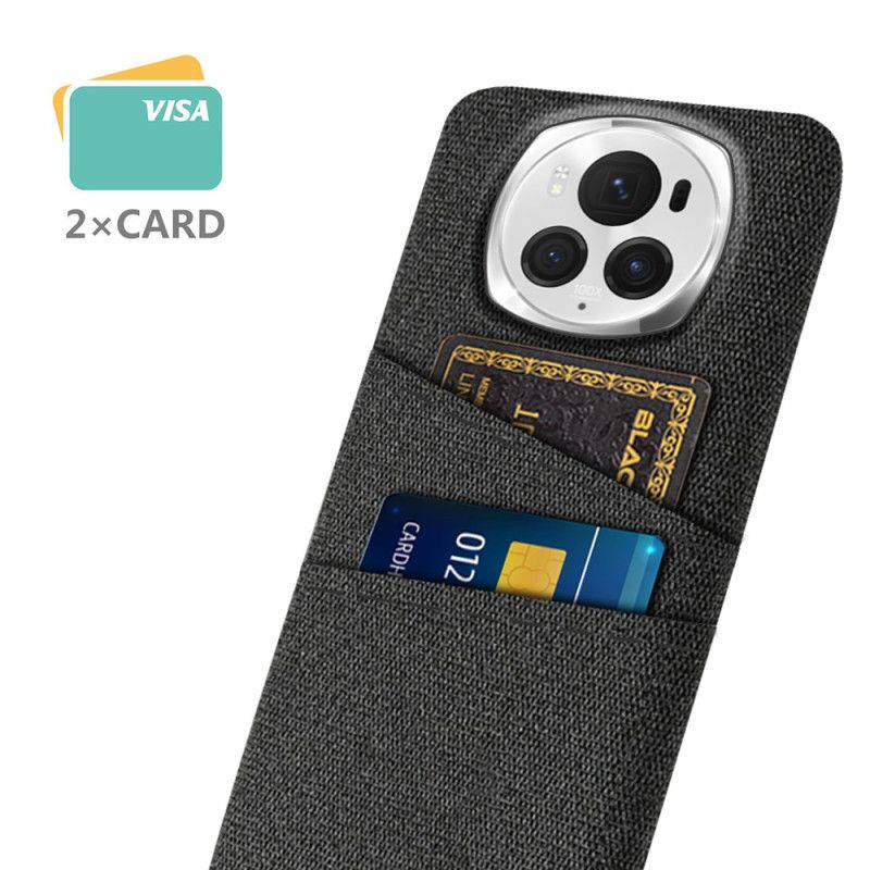 Kryt Honor Magic 6 Pro Kryt Na Mobil Fabric Double Card Holder