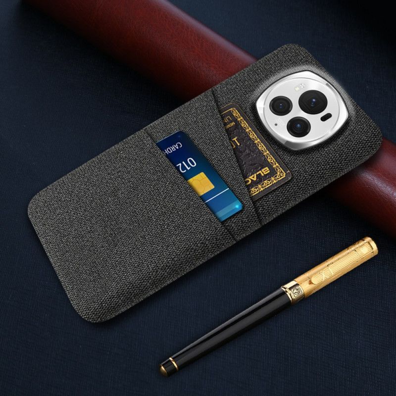 Kryt Honor Magic 6 Pro Kryt Na Mobil Fabric Double Card Holder