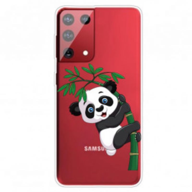 Kryt Samsung Galaxy S21 Ultra 5G Panda Na Bambuse