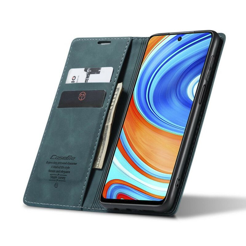 Flipové Puzdro Xiaomi Redmi Note 9S / 9 Pro Kožené Puzdro Caseme Umelá Koža