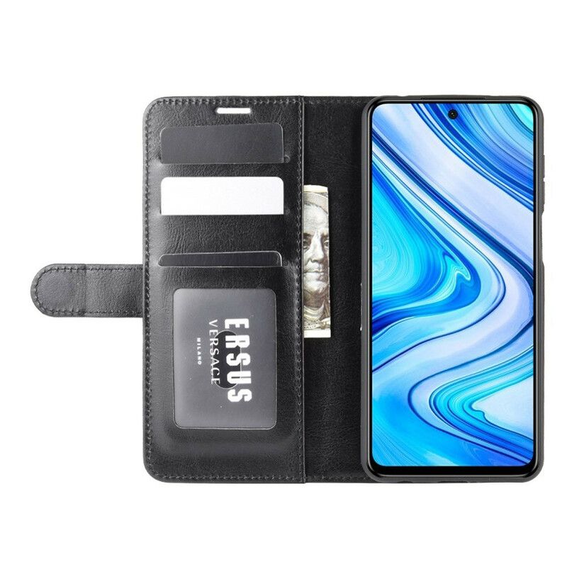 Kožené Puzdro Xiaomi Redmi Note 9S / 9 Pro Klasický Kožený Efekt