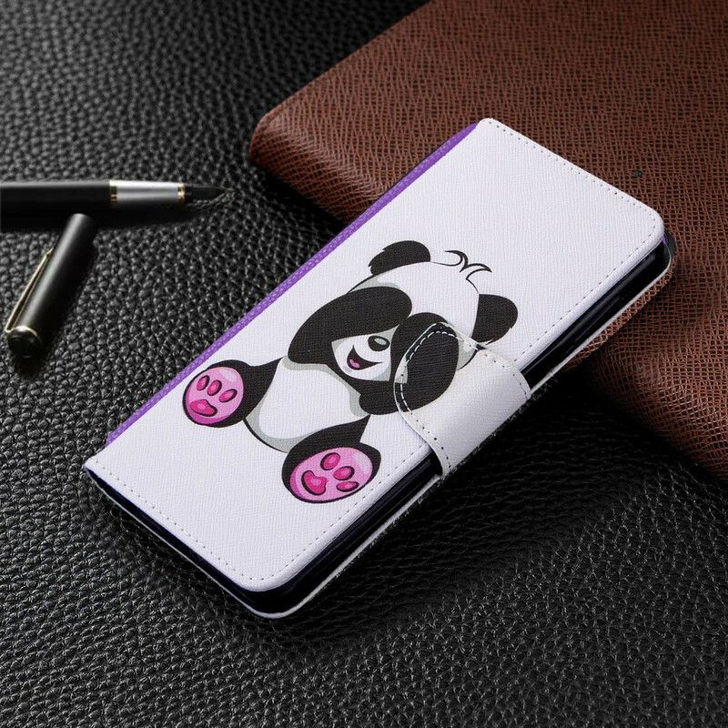 Kožené Puzdro Xiaomi Redmi Note 9S / 9 Pro Panda Zábava