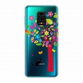 Kryt Xiaomi Redmi Note 9S / 9 Pro Mačka Pod Farebným Stromom