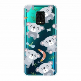 Kryt Xiaomi Redmi Note 9S / 9 Pro Malé Pandy Sivé