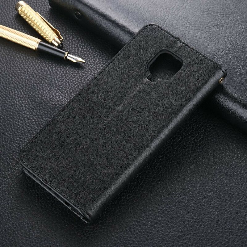 Peňaženkový Kryt Xiaomi Redmi Note 9S / 9 Pro Azns Umelá Koža