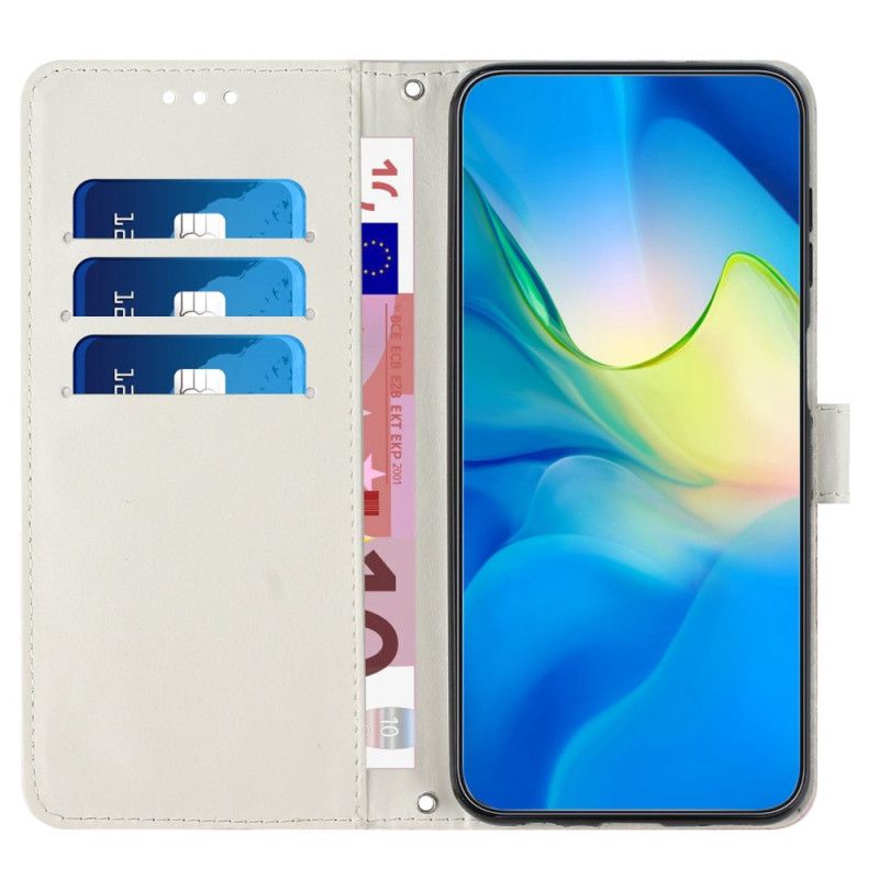 Kožené Puzdro Samsung Galaxy A14 / A14 5G Strip Mramor