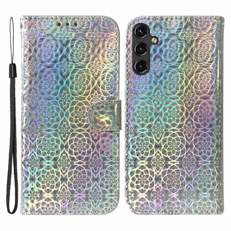 Peňaženkový Kryt Samsung Galaxy A14 / A14 5G Disco-štýl