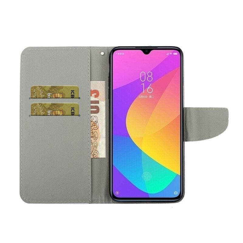 Flipové Puzdro Xiaomi Redmi 9 Okázalá Strappy Mandala