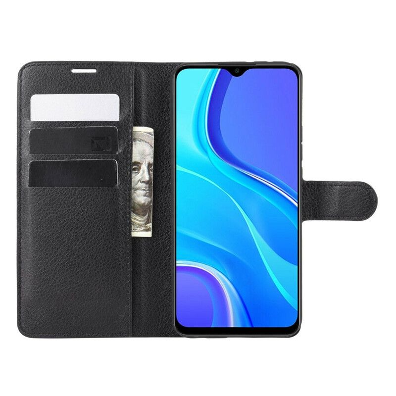 Kožené Puzdro Xiaomi Redmi 9 Klasická Umelá Koža