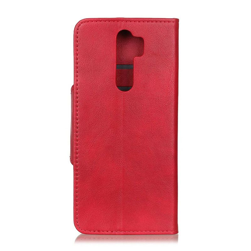 Kožené Puzdro Xiaomi Redmi 9 Vintage Umelá Koža A Gombík