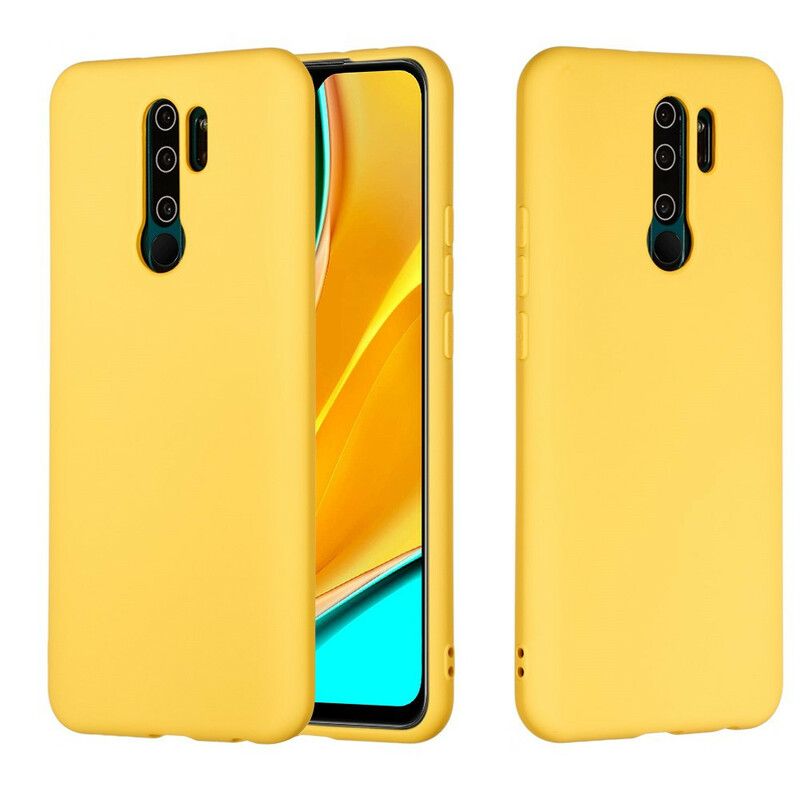 Kryt Xiaomi Redmi 9 Tekutý Silikón So Šnúrkou