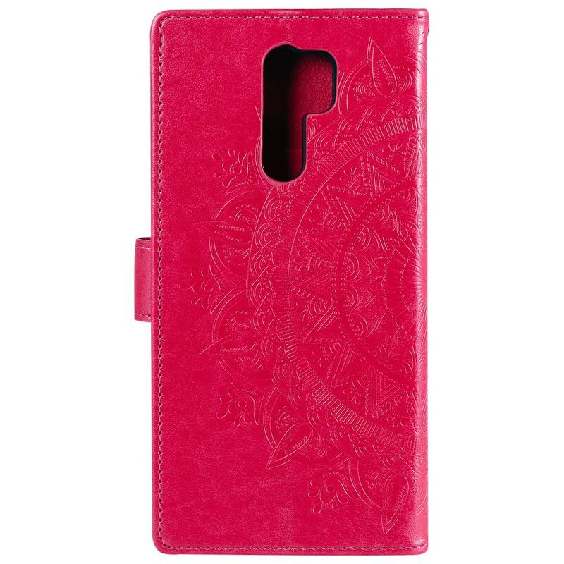 Peňaženkový Kryt Xiaomi Redmi 9 Slnečná Mandala