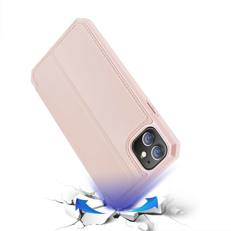 Flipové Puzdro iPhone 12 Mini Kožené Puzdro Skin X Series Dux Ducis