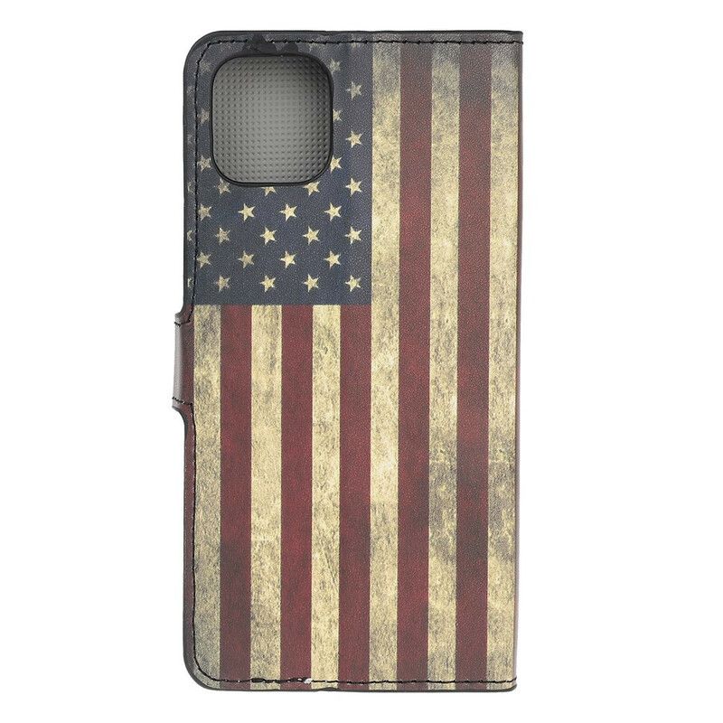 Flipové Puzdro iPhone 12 Mini Vlajka Usa