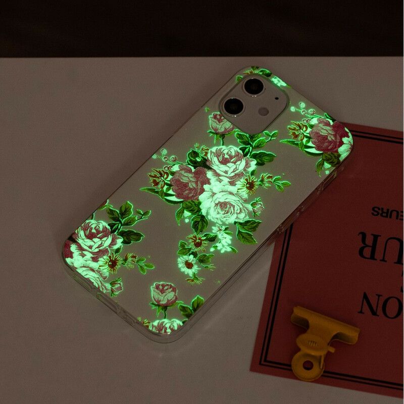 Kryt iPhone 12 Mini Fluorescenčné Kvety Slobody