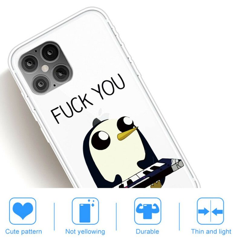 Kryt iPhone 12 Mini Penguin Fuck You