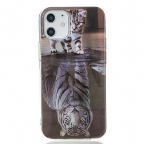 Kryt iPhone 12 Mini Tiger Ernest