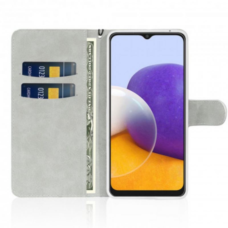 Kožené Puzdro Samsung Galaxy A22 5G Flitre S Dizajn