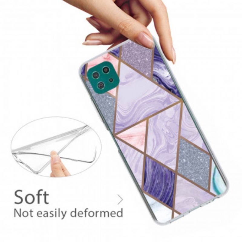 Kryt Samsung Galaxy A22 5G Decline Geometric Marble