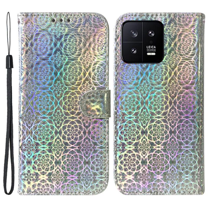 Kožené Puzdro Xiaomi 13 Disco-štýl