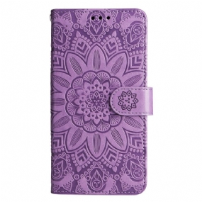 Kožené Puzdro Xiaomi 13 Mandala Sun So Šnúrkou