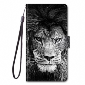 Peňaženkový Kryt Xiaomi 13 Lanyard Lion