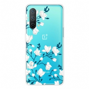 Kryt OnePlus Nord CE 5G Biele Kvety