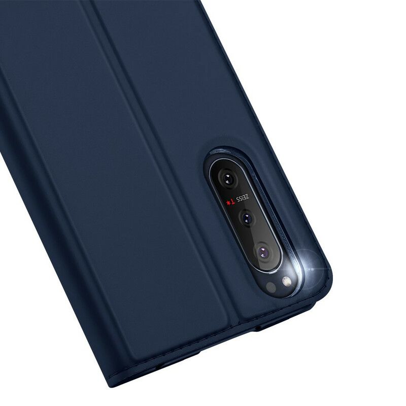 Flipové Puzdro Sony Xperia 5 II Kožené Puzdro Skin Pro Dux Ducis