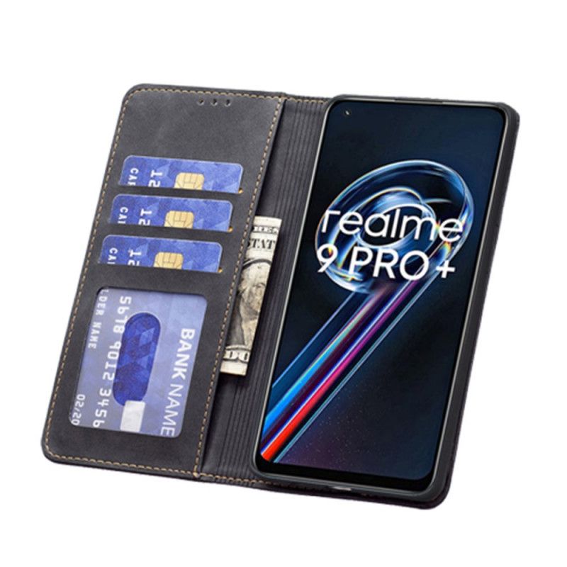 Flipové Puzdro Realme 9 Pro Plus Kožené Puzdro Farba Binfen