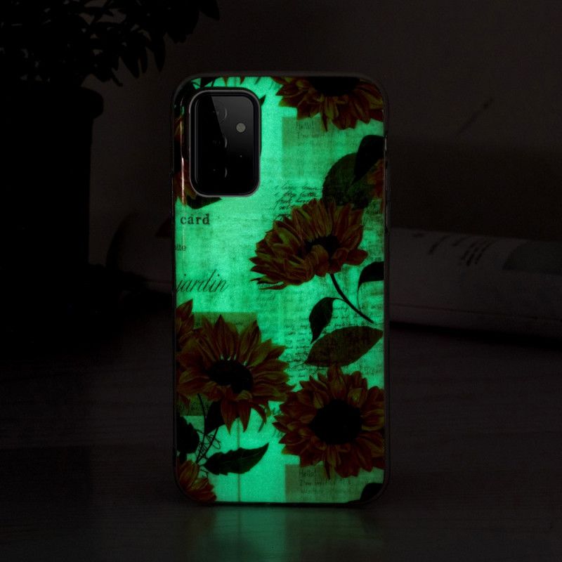 Kryt Samsung Galaxy A72 4G / A72 5G Fluorescenčné Slnečnice