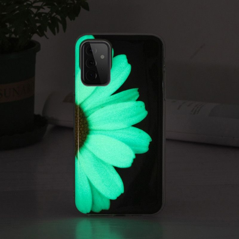 Kryt Samsung Galaxy A72 4G / A72 5G Séria Fluorescenčných Kvetov