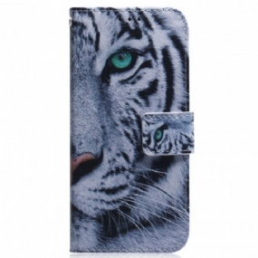 Kožené Puzdro Samsung Galaxy M53 5G Biely Tiger