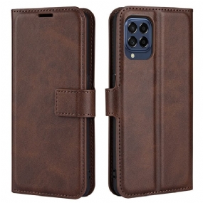 Kožené Puzdro Samsung Galaxy M53 5G Slim Extreme Leather Effect