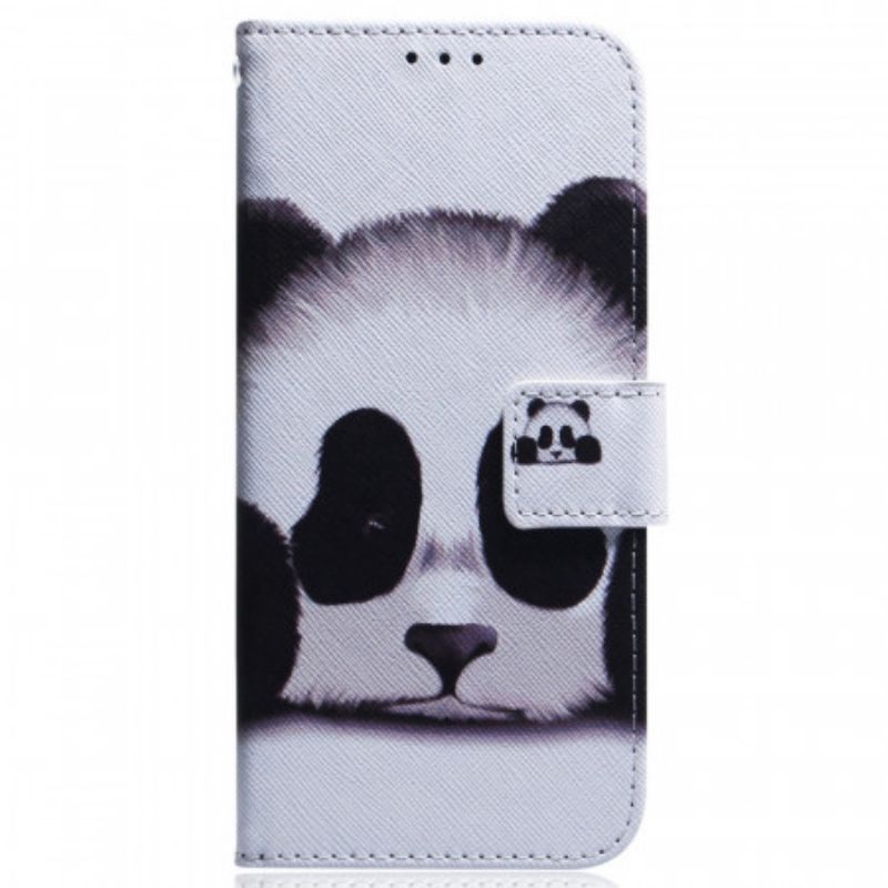 Peňaženkový Kryt Samsung Galaxy M53 5G Panda