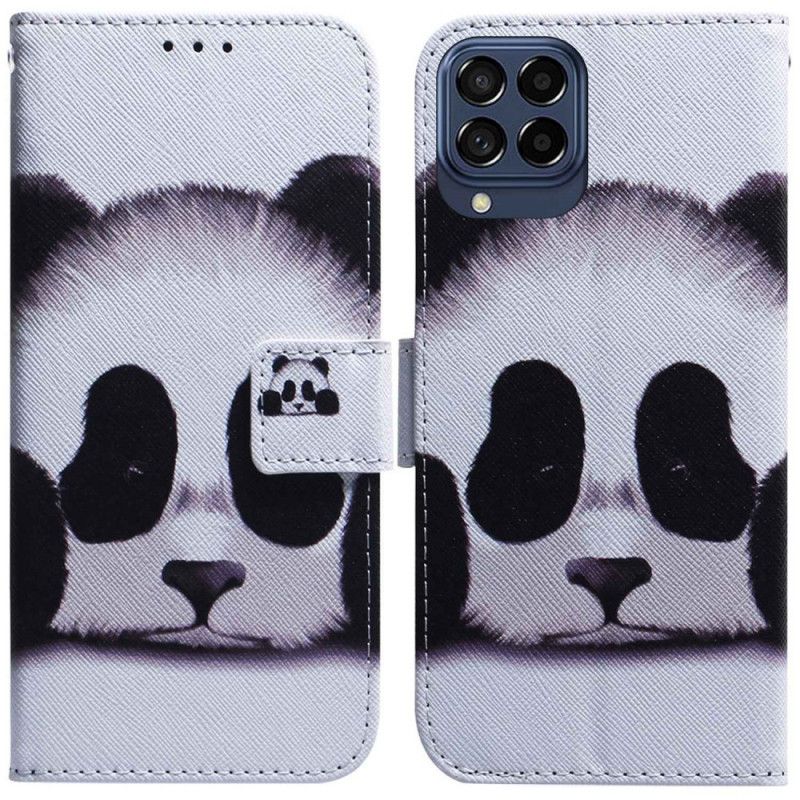 Peňaženkový Kryt Samsung Galaxy M53 5G Panda