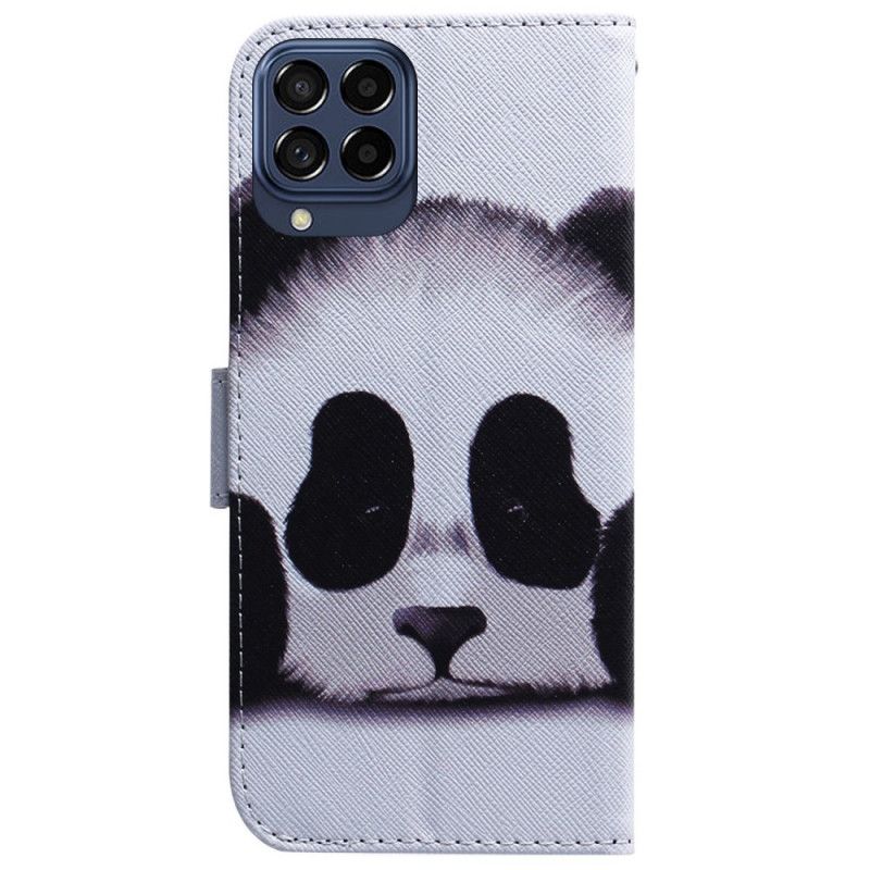 Peňaženkový Kryt Samsung Galaxy M53 5G Panda