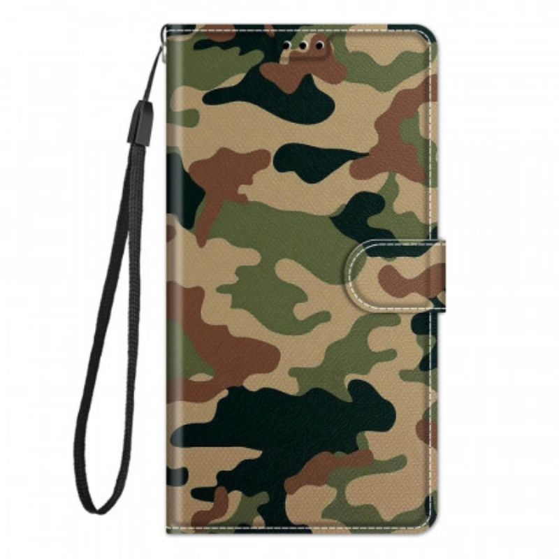 Peňaženkový Kryt Samsung Galaxy M53 5G Strappy Camo