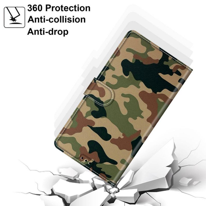 Peňaženkový Kryt Samsung Galaxy M53 5G Strappy Camo