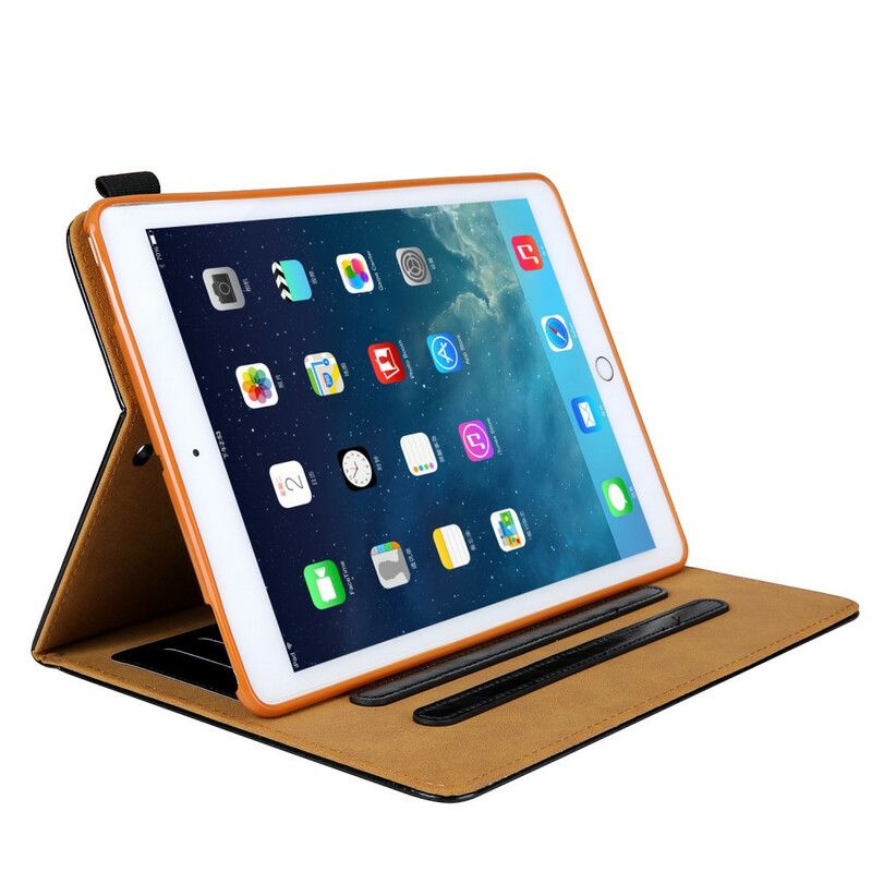 Kožené Puzdro iPad 10.2" (2020) (2019) Strieborná Spona