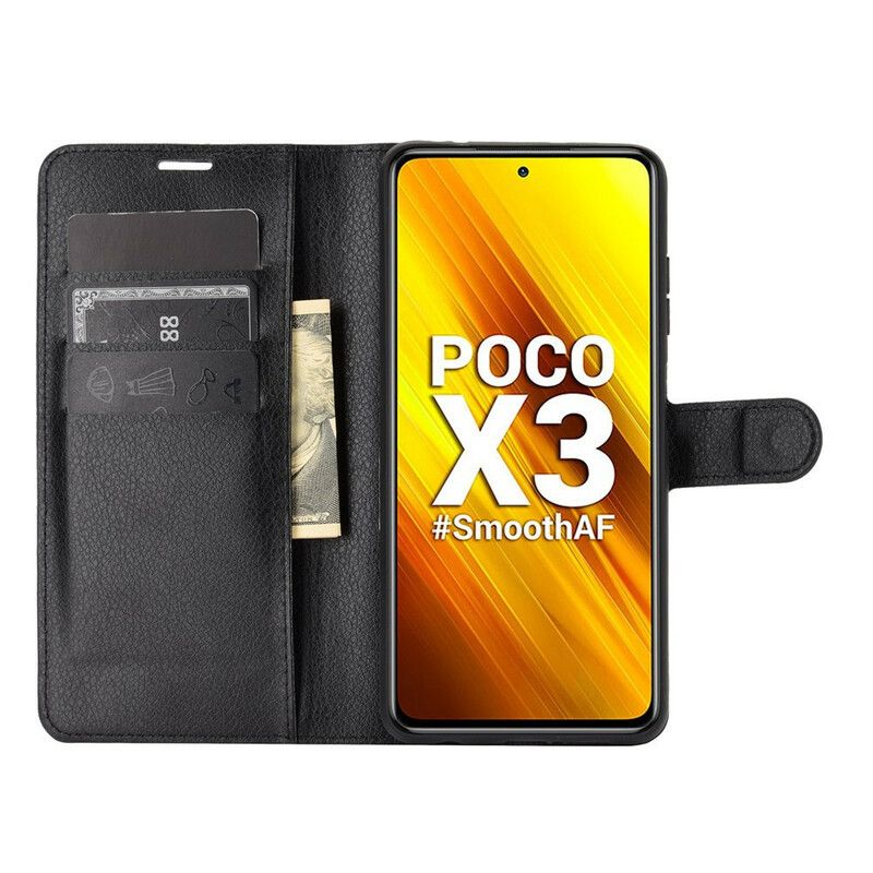 Kožené Puzdro Poco X3 / X3 Pro / X3 NFC Klasická Umelá Koža