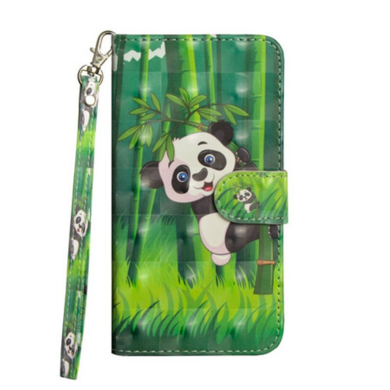 Kožené Puzdro Poco X3 / X3 Pro / X3 NFC Panda A Bambus