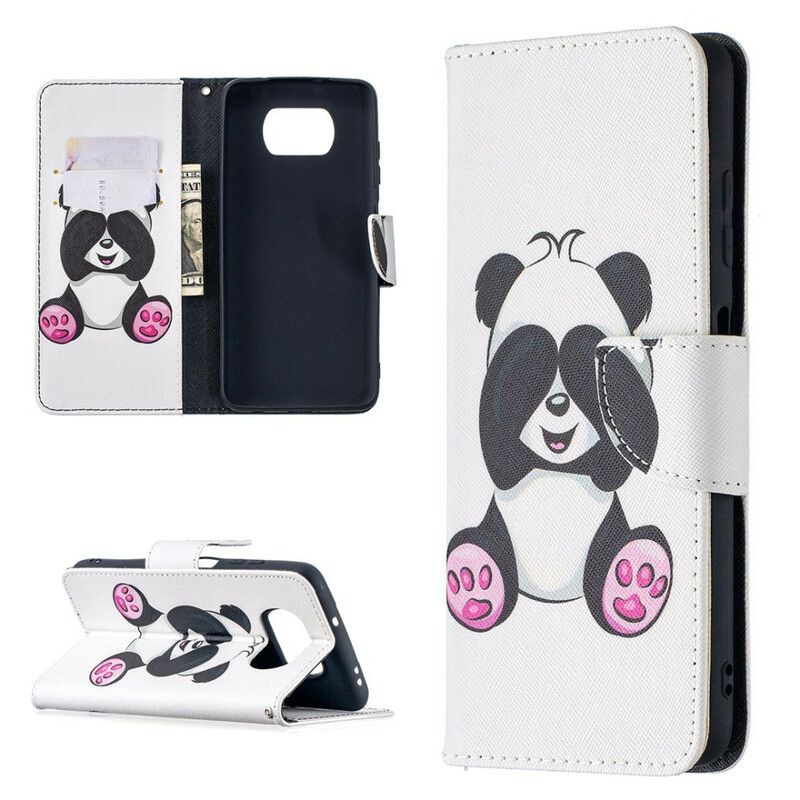 Kožené Puzdro Poco X3 / X3 Pro / X3 NFC Panda Zábava