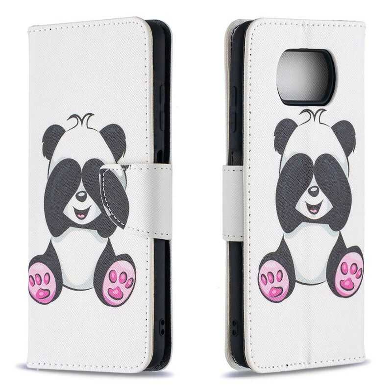 Kožené Puzdro Poco X3 / X3 Pro / X3 NFC Panda Zábava