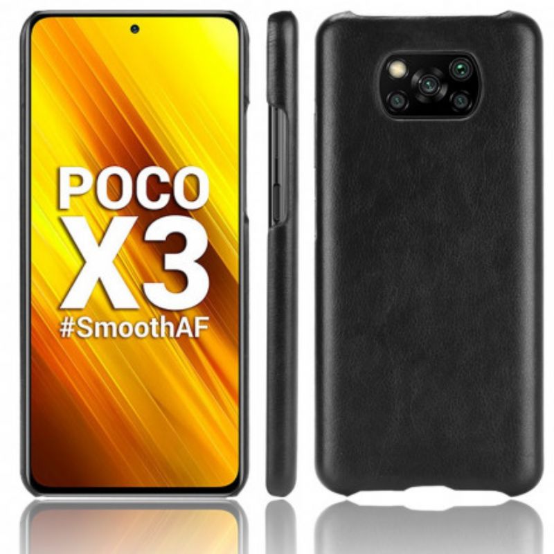 Kryt Poco X3 / X3 Pro / X3 NFC Litchi Performance Leather Effect