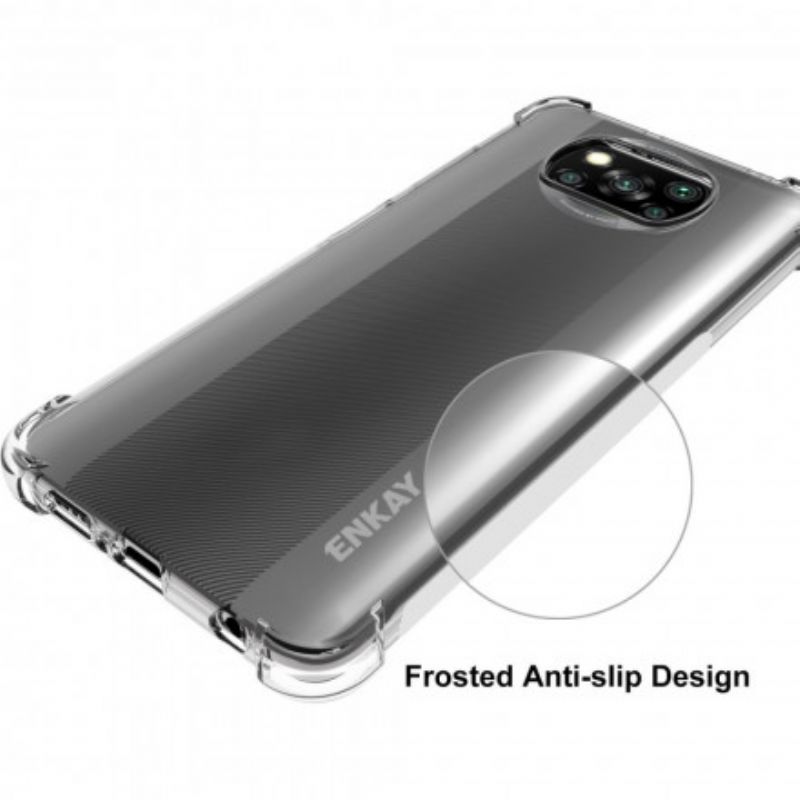 Kryt Poco X3 / X3 Pro / X3 NFC Transparentný Enkay