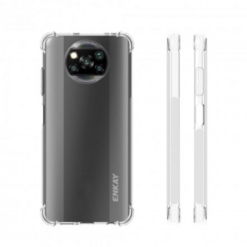 Kryt Poco X3 / X3 Pro / X3 NFC Transparentný Enkay