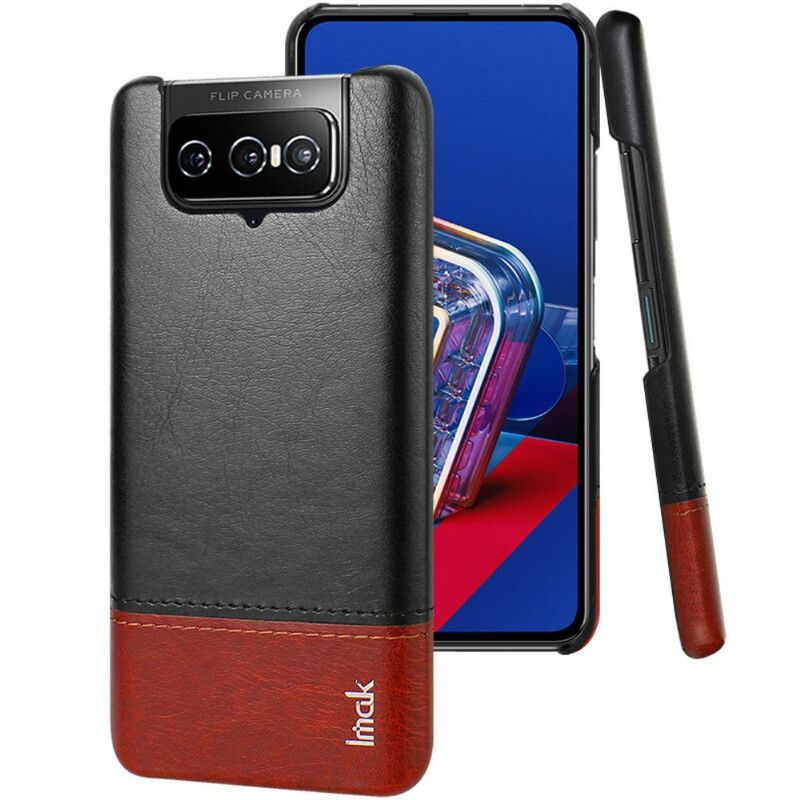 Flipové Puzdro Asus Zenfone 8 Flip Kožené Puzdro Kožený Efekt Série Imak Ruiyi